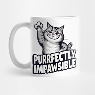 purrfectly impawsible Mug